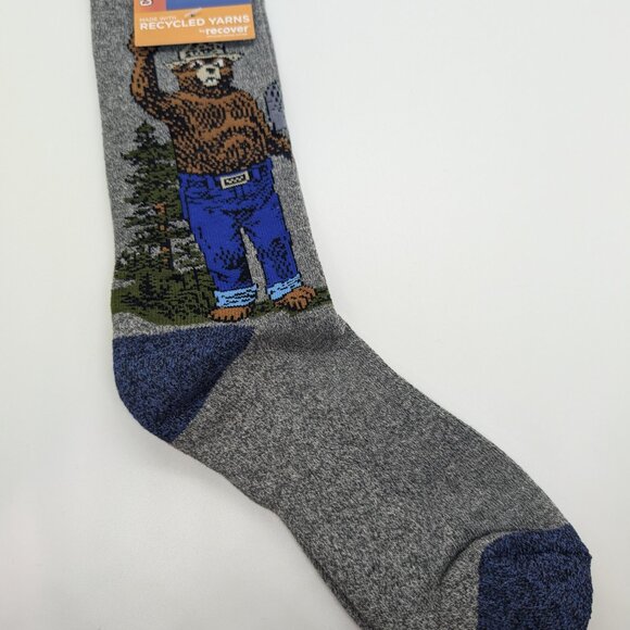Socksmith – Smokey Bear - Recycled Cotton Blend Socks - Large - Picture 2 of 2